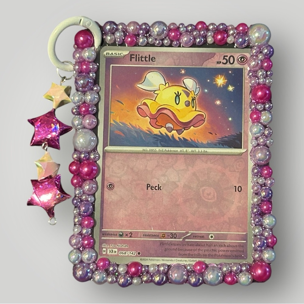 Handmade Decoden Frame with Pokemon Card